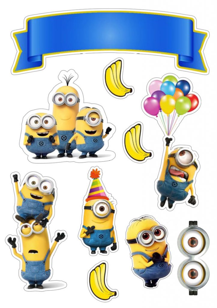 personagens minions para imprimir