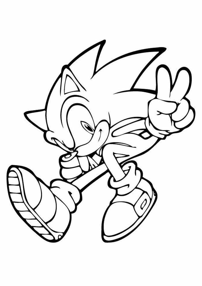 desenhos do Sonic para imprimir grátis