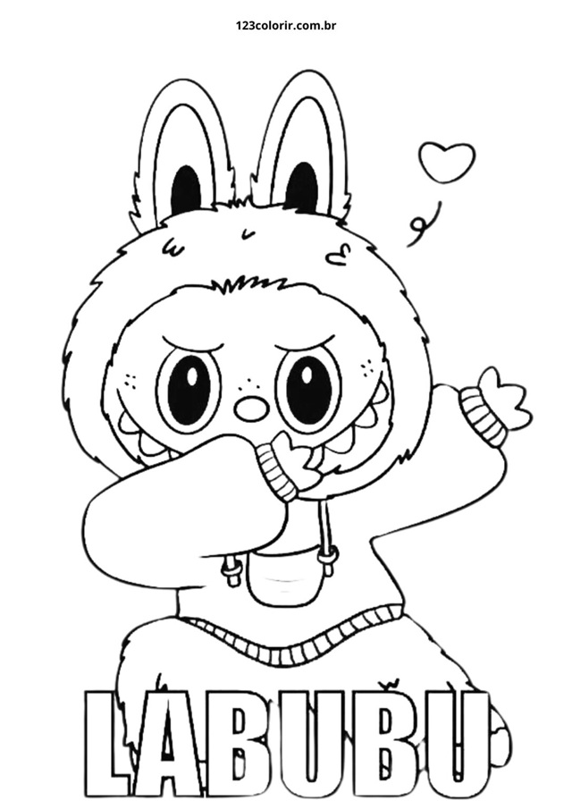 desenhos de labubu pdf