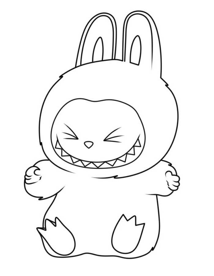 labubu para colorir adultos