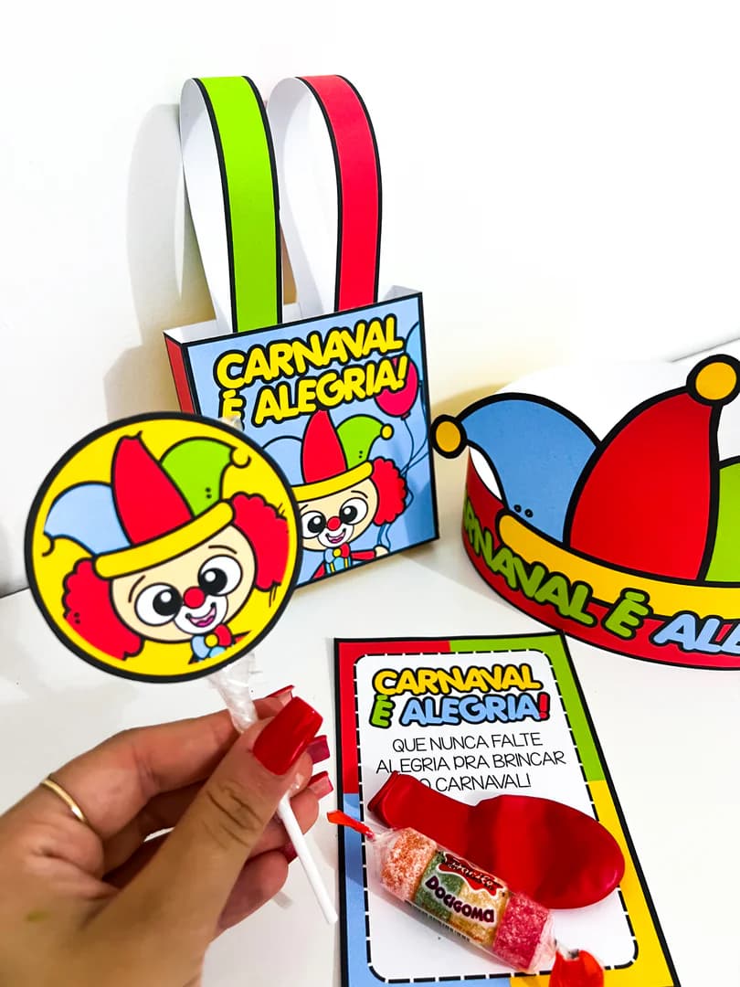 lembrancinha carnaval DIY fácil