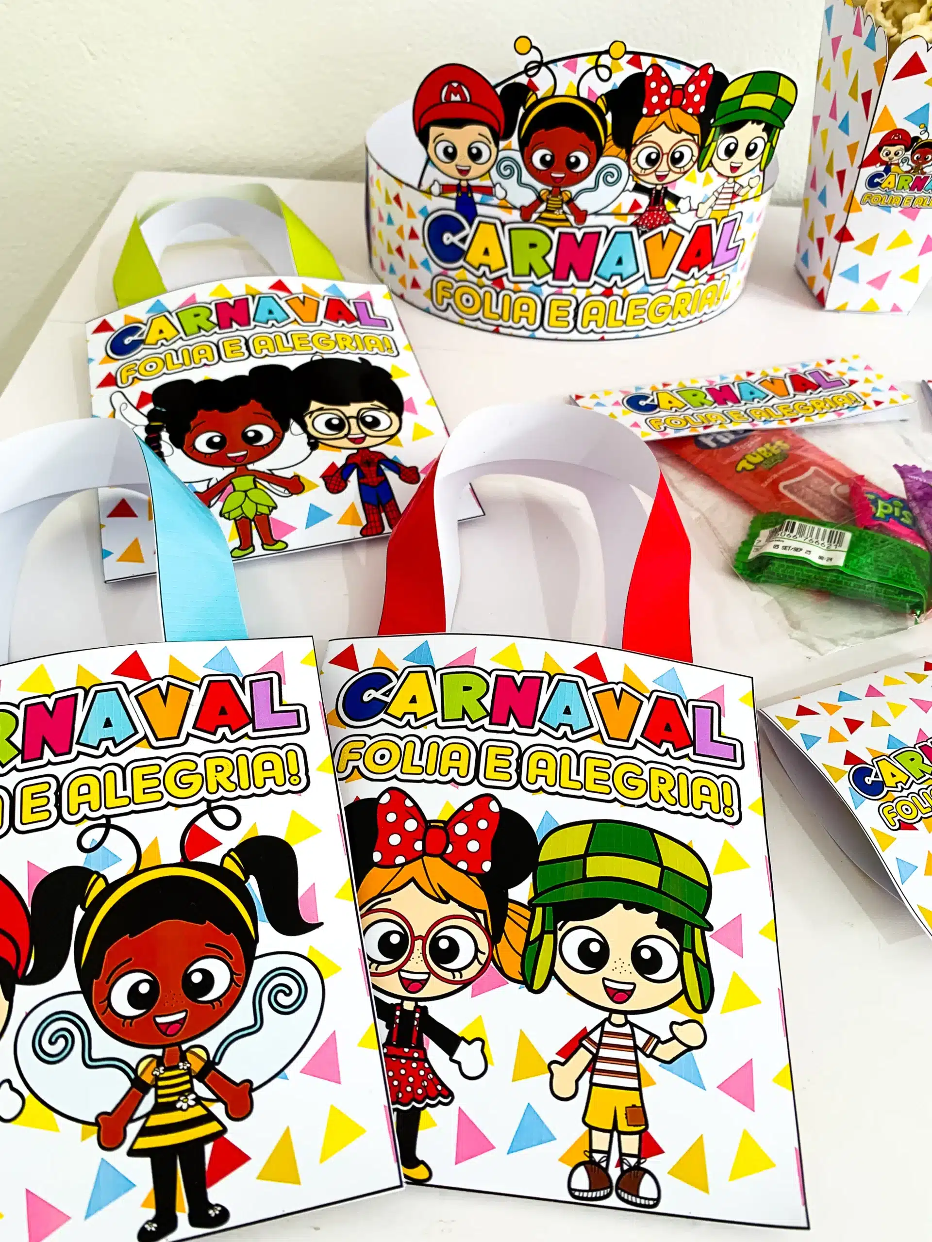 kit folia infantil carnaval