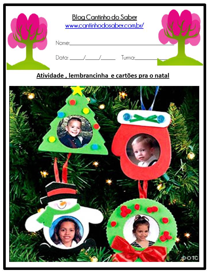lembrancinha de natal para creche
