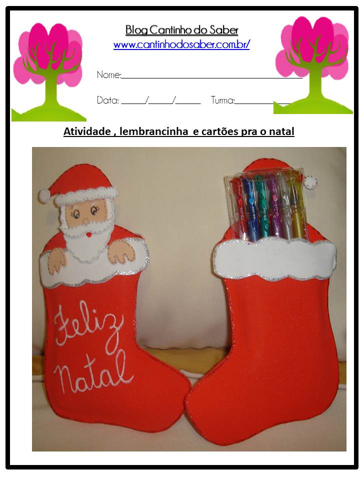 ideias lembrancinha natal infantil