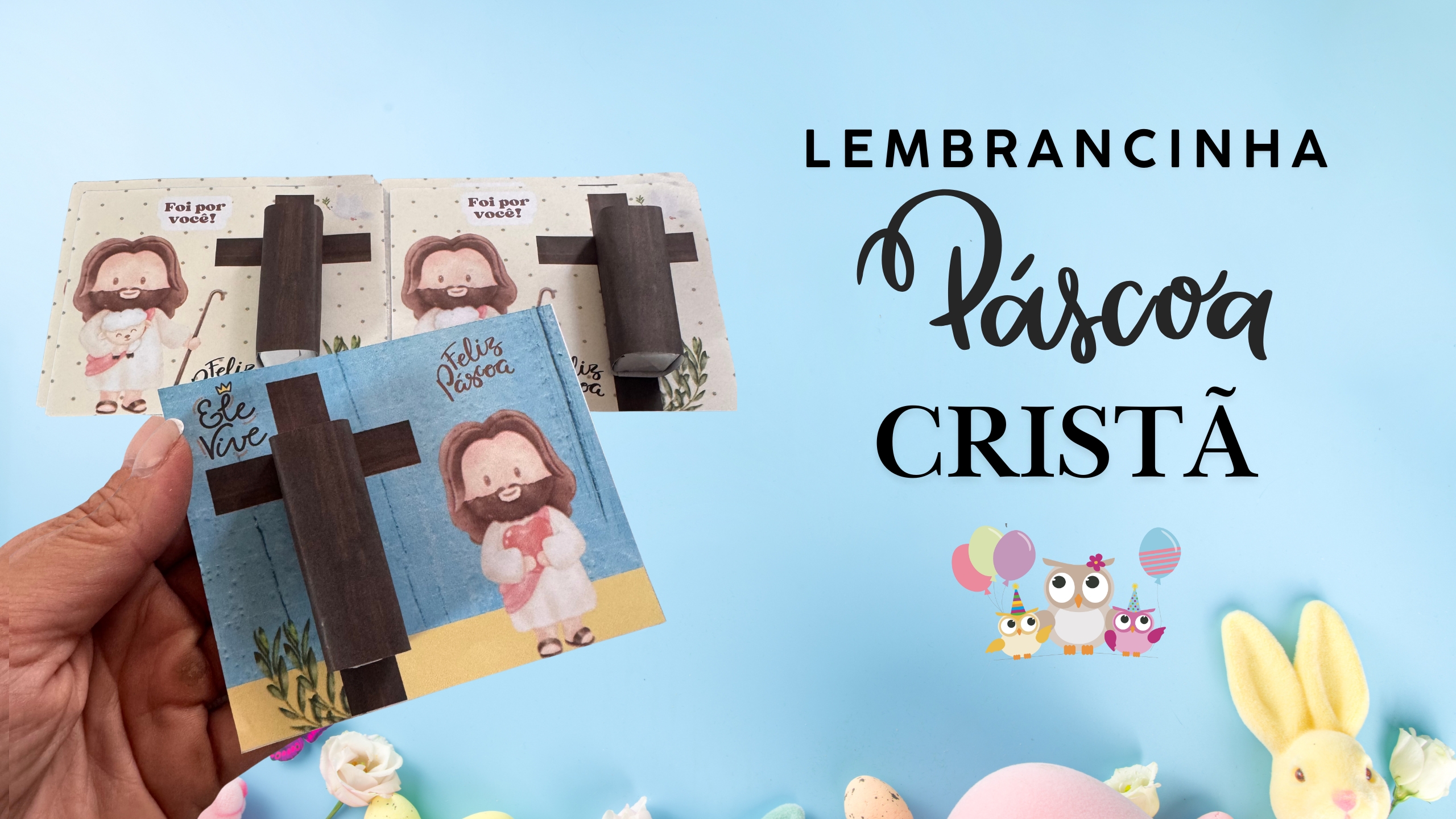 lembrancinha páscoa infantil para imprimir