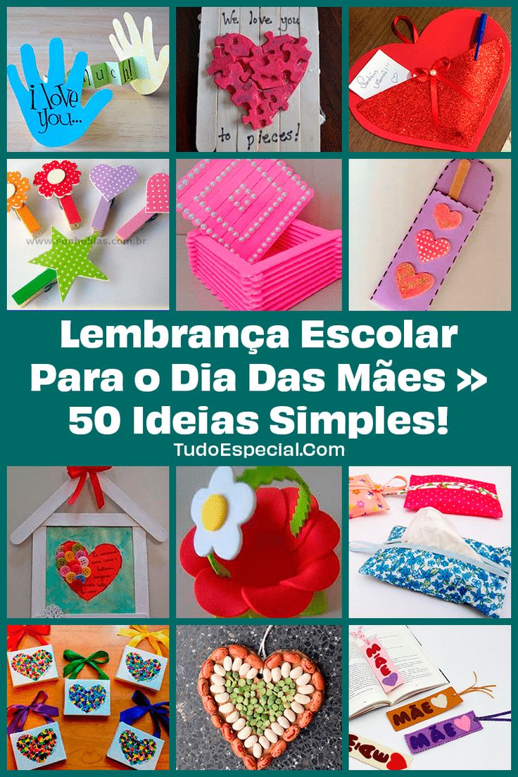 lembrancinha dia das mães pré escola