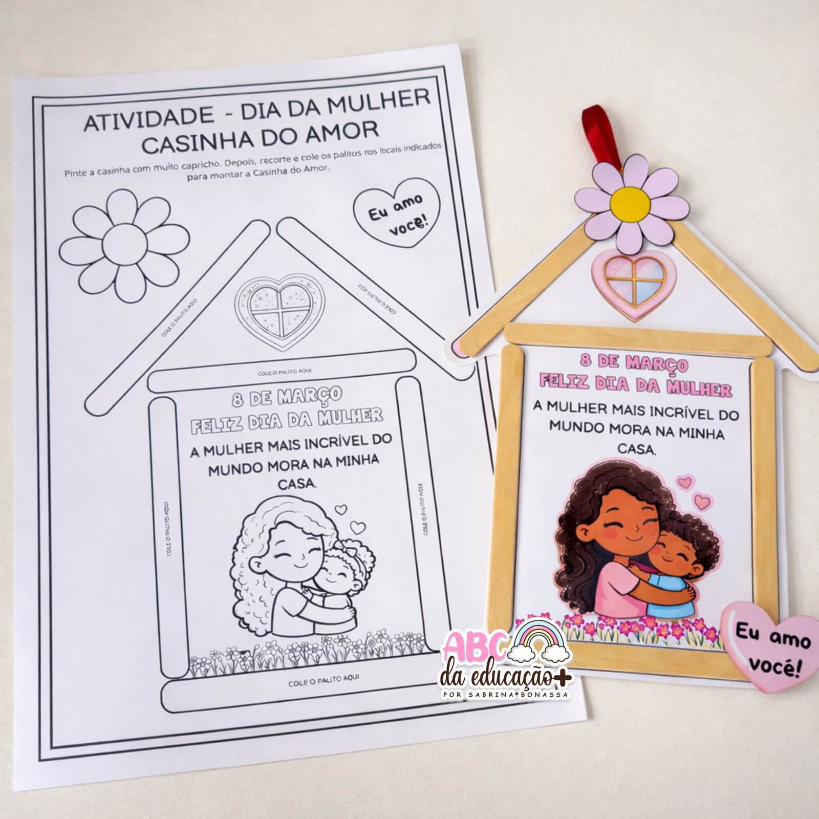 mimos femininos criativos para imprimir