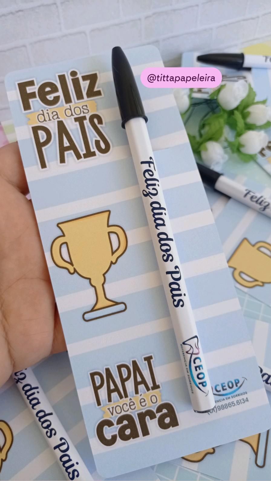 presente dia dos pais simples para fazer