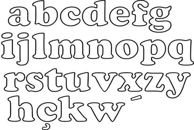 letras de forma para imprimir