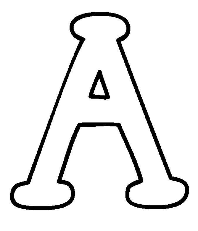 letras vazadas para imprimir