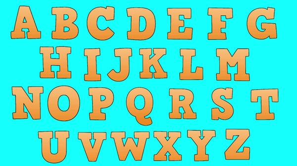 letras de forma para imprimir