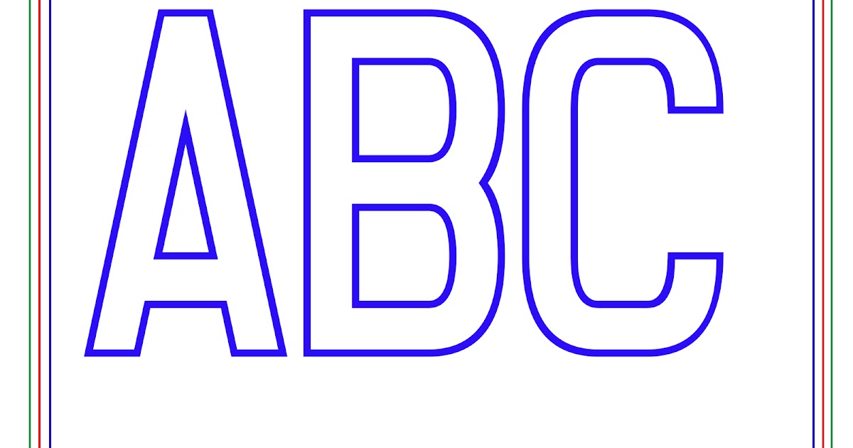 letras vazadas para imprimir