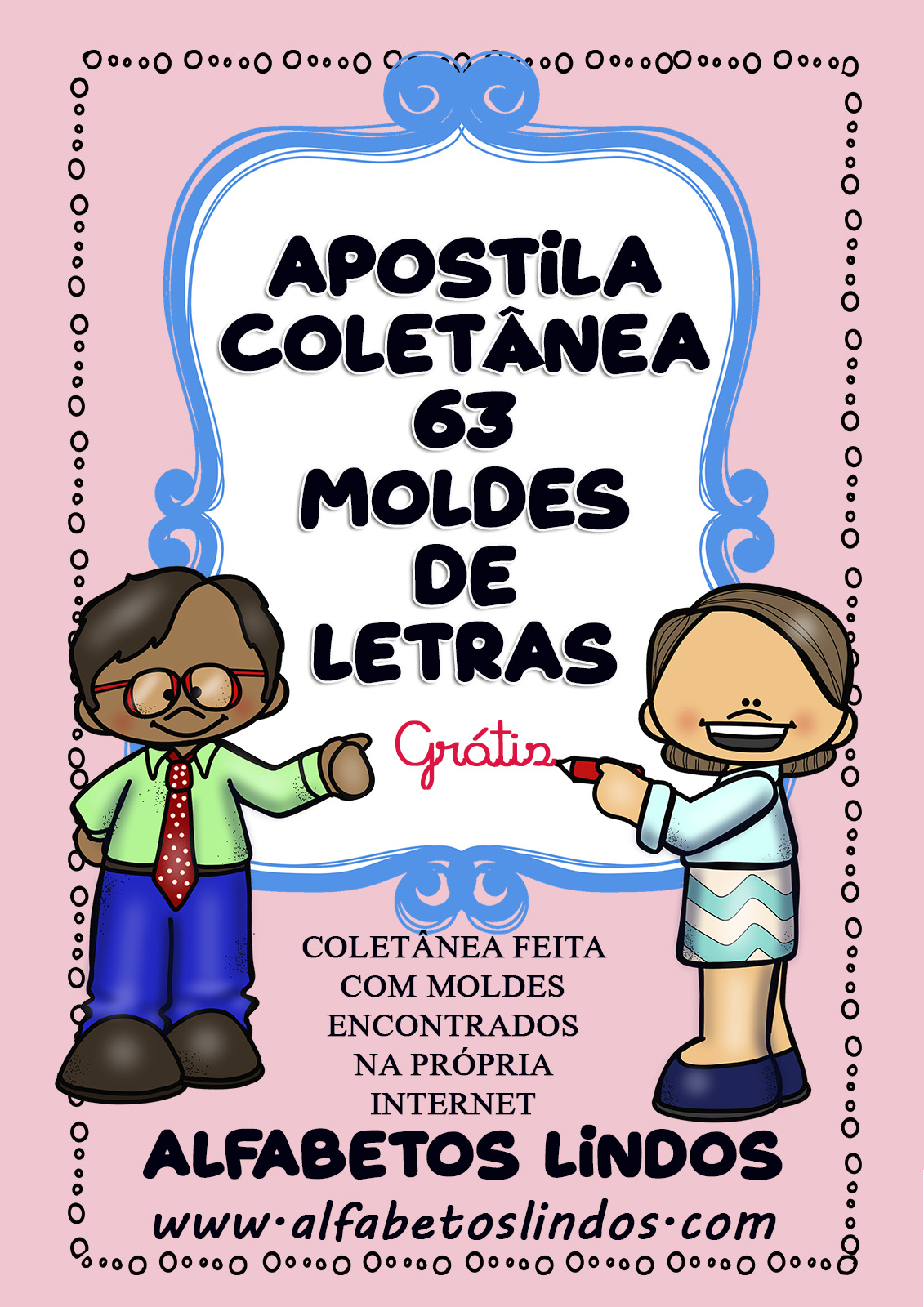 design de cartazes com letras