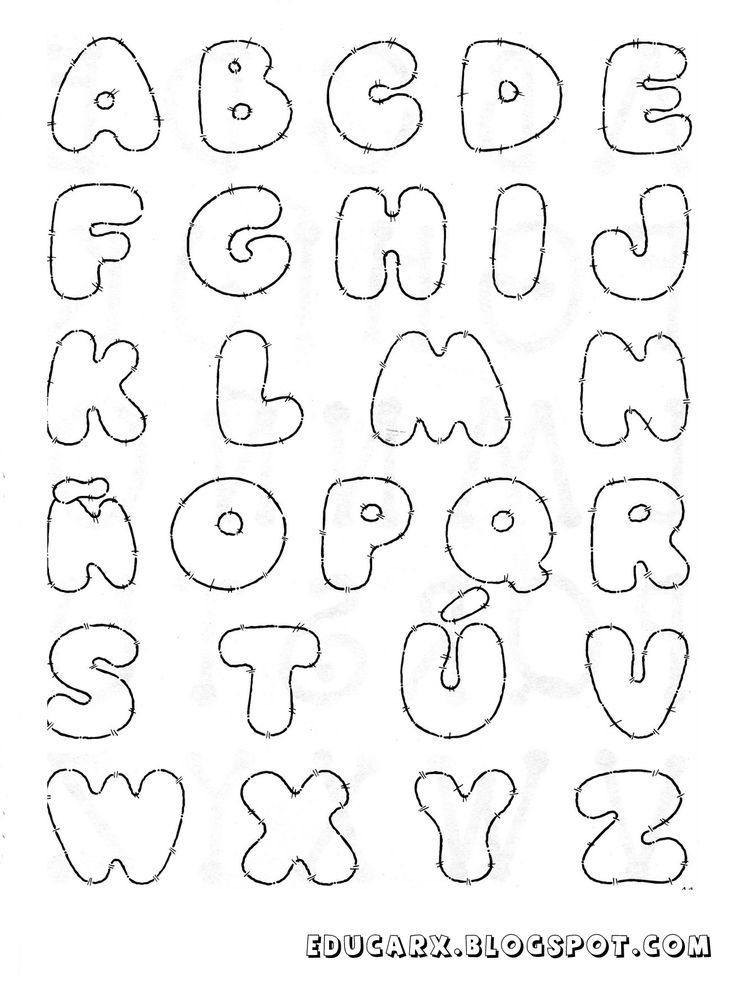 letras bonitas para escrever cartazes