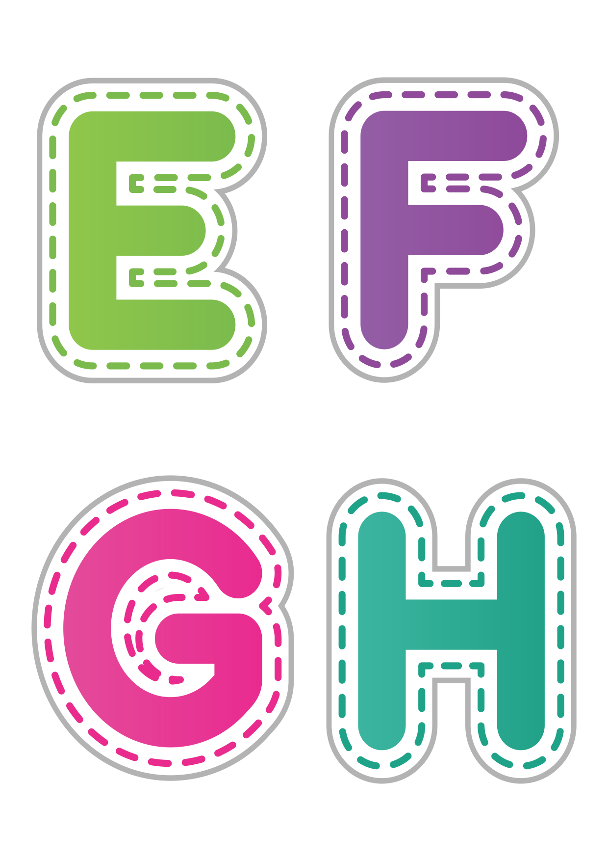 como fazer letras de papelão