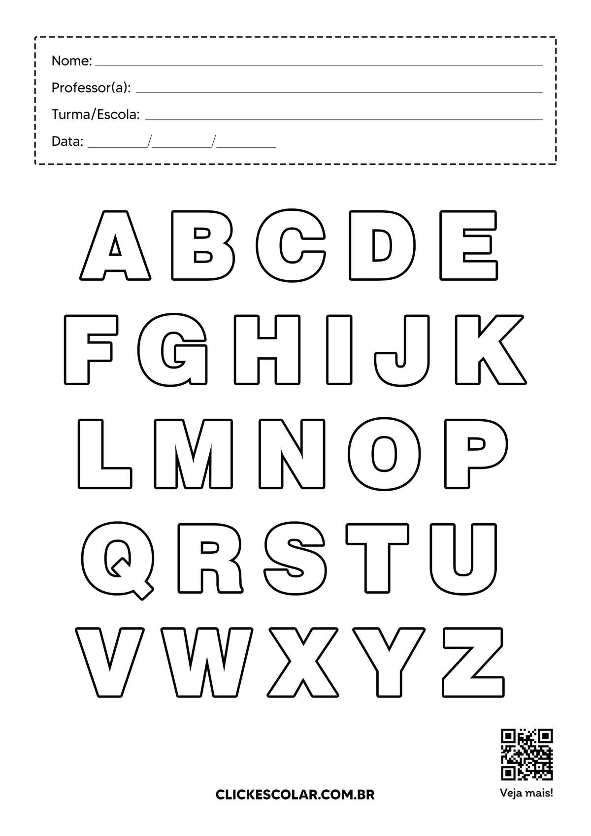 letras do alfabeto para recortar