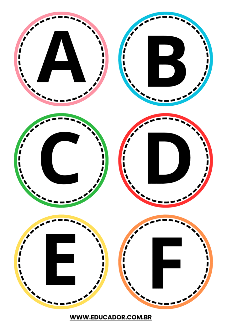 letras para cartazes escolares