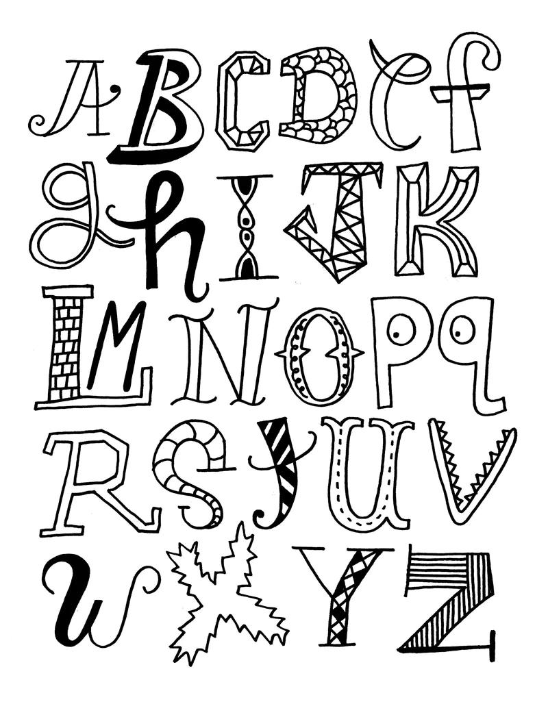letras para cartazes escolares