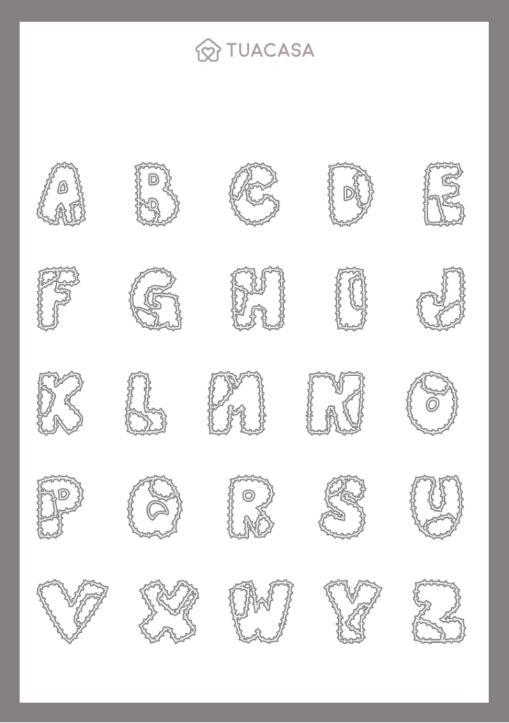 letras para painel escolar