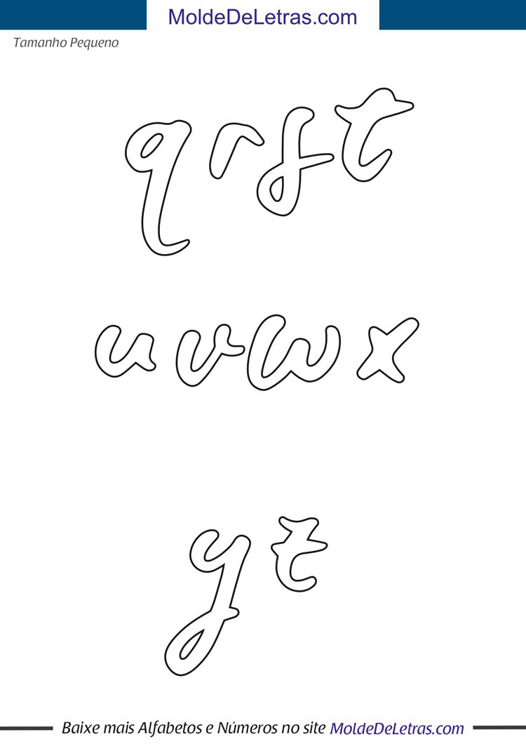 moldes de letras para artesanato