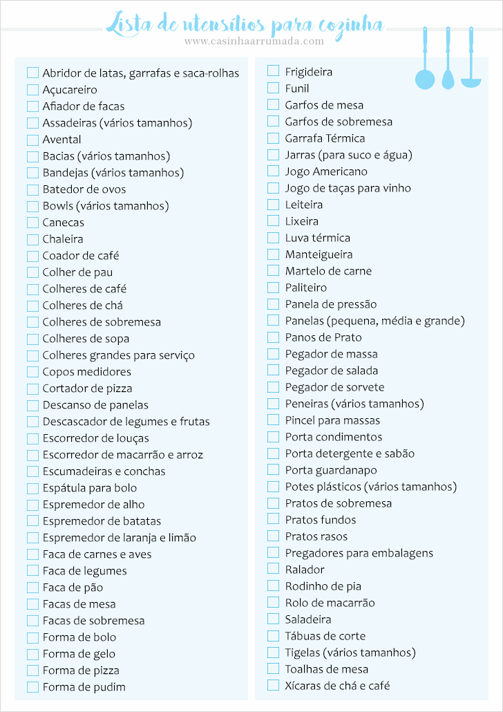 organizar chá de casa nova