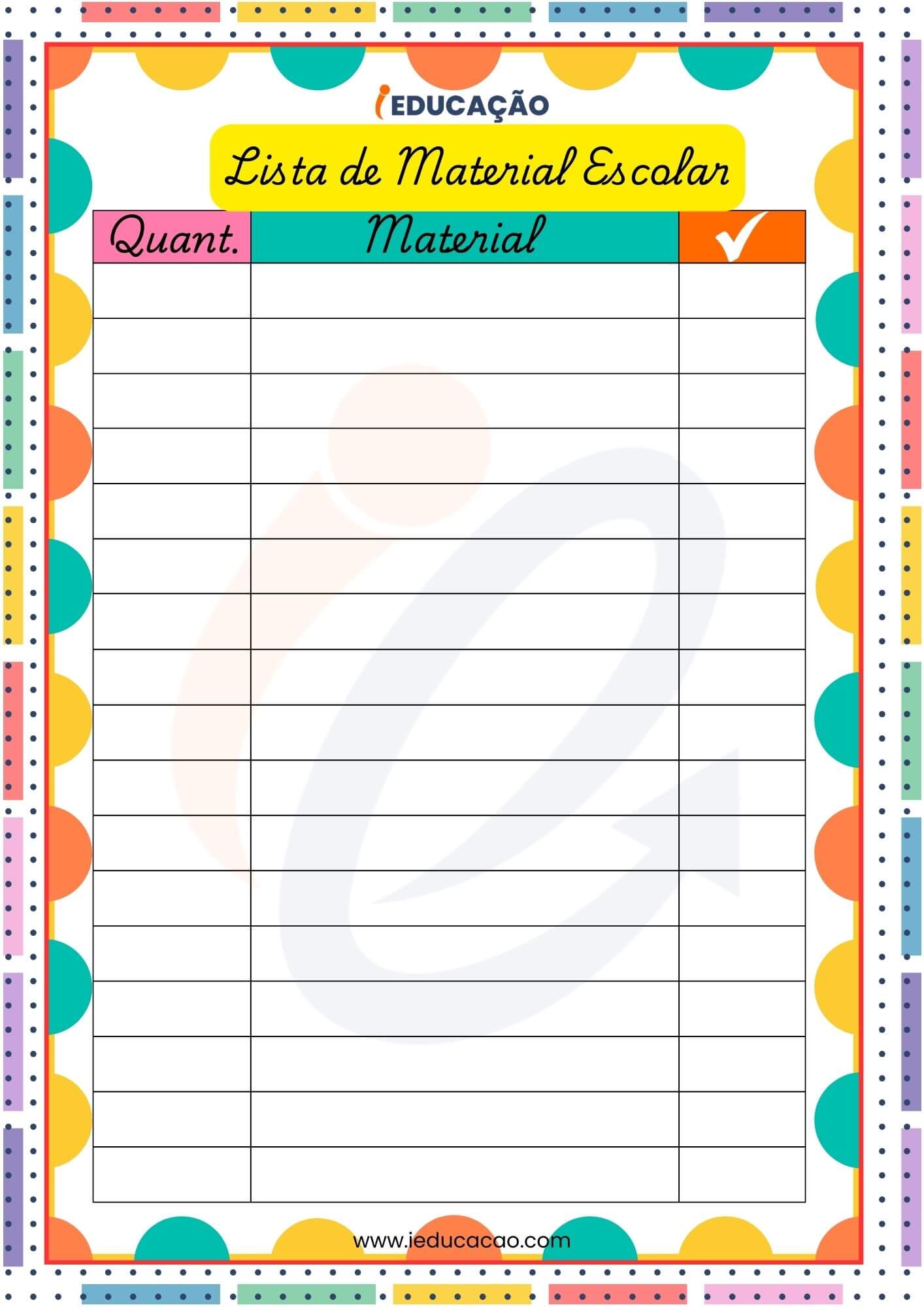 lista de tarefas para imprimir pdf