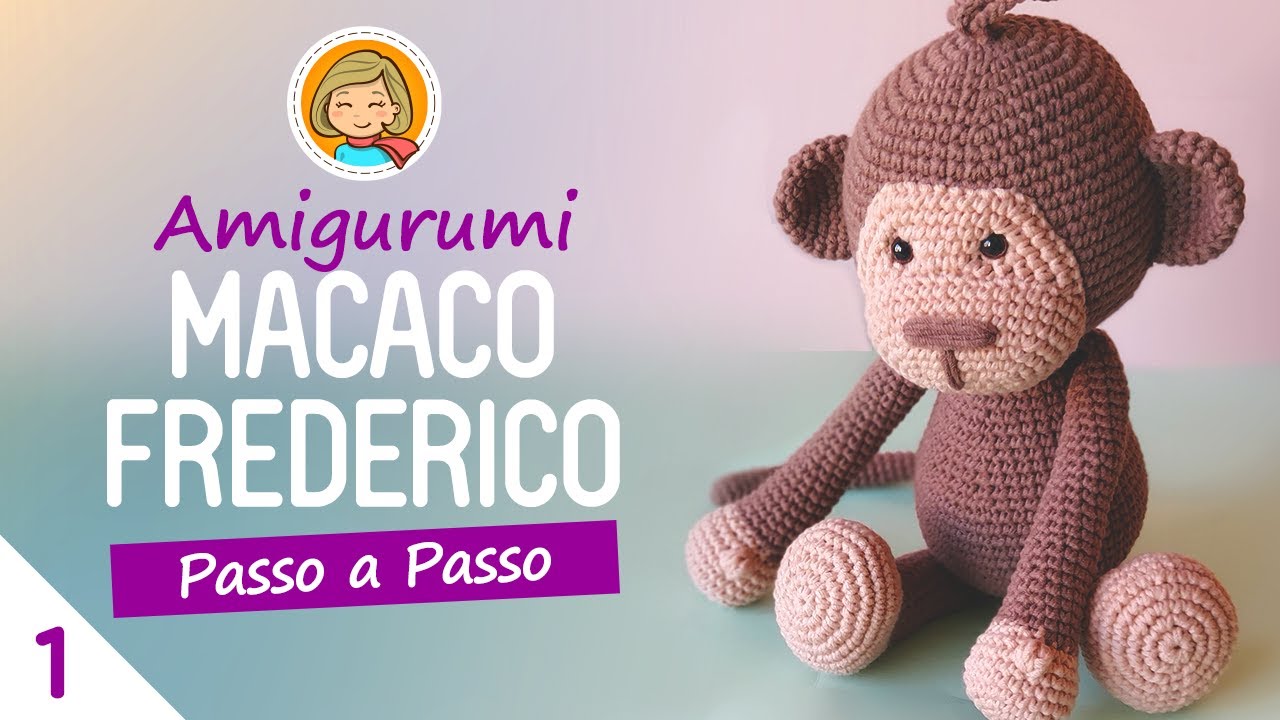 macaco de crochê