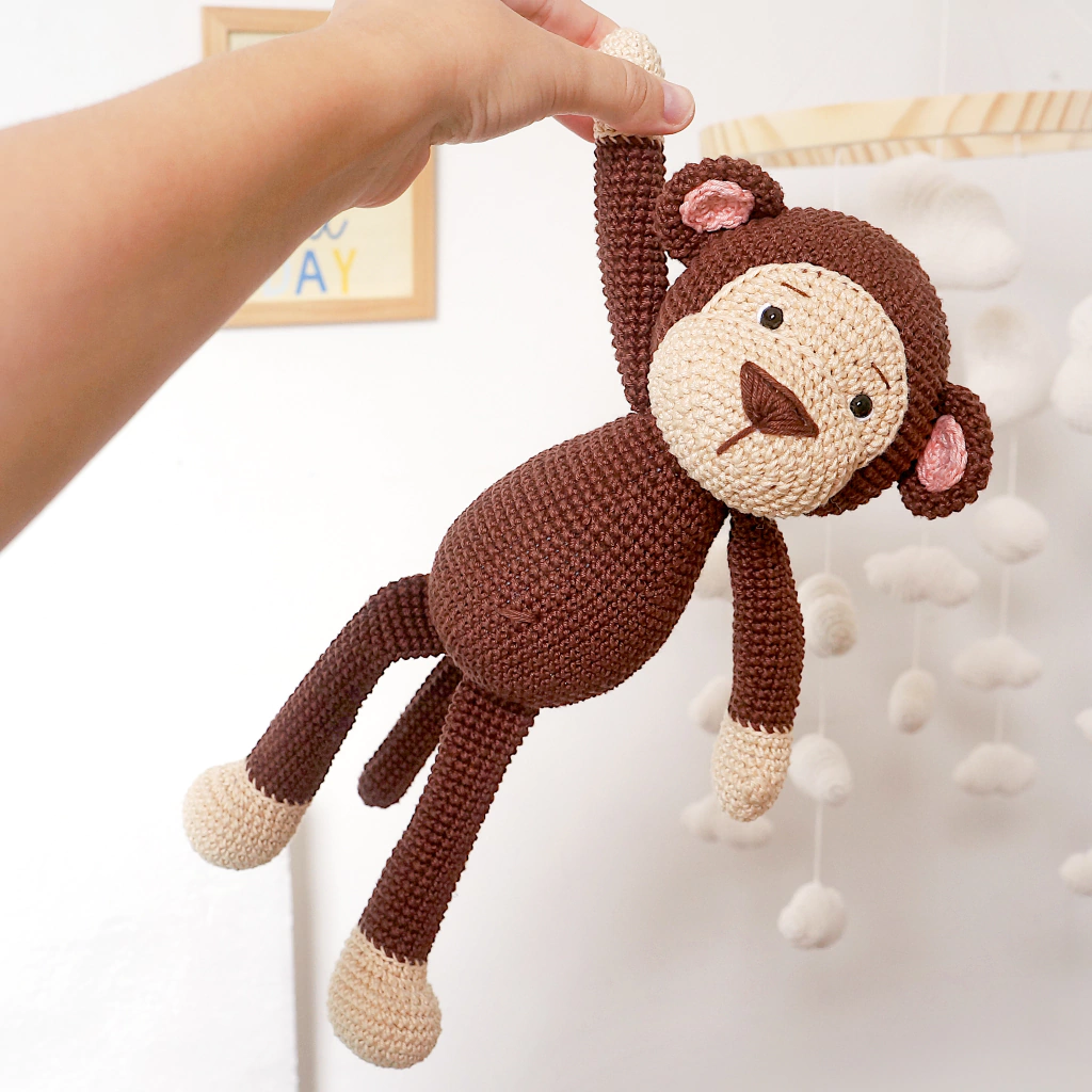 amigurumi macaquinho