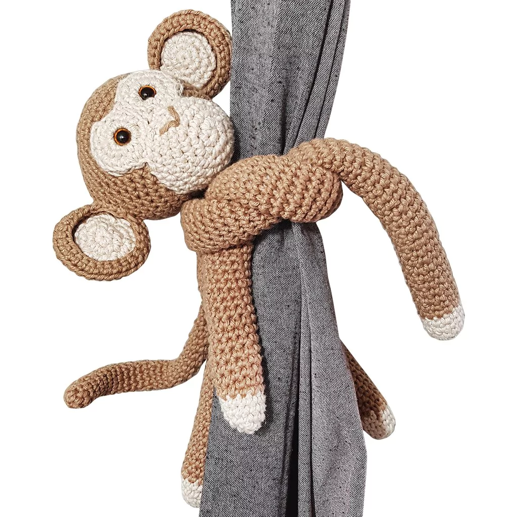 macaco em crochê