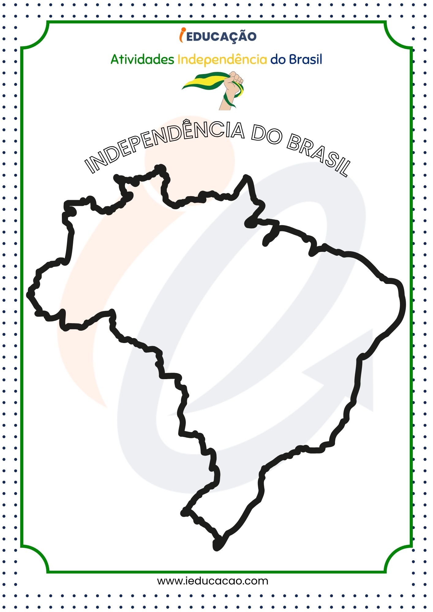 desenhos mapa brasil para pintar