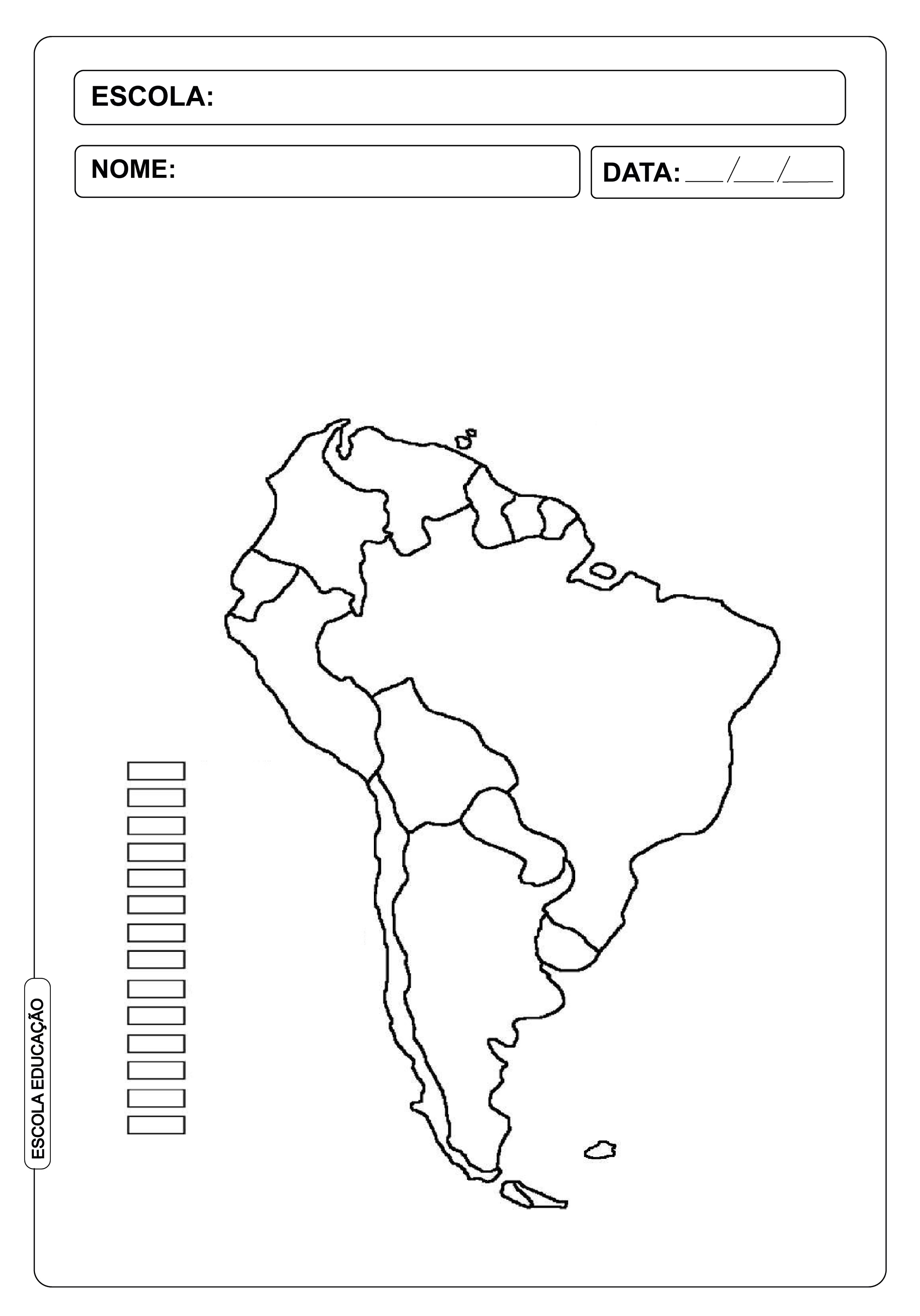 desenhos mapa brasil para pintar