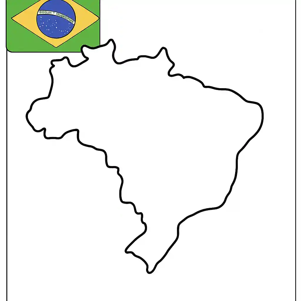 mapa do brasil por estados para colorir