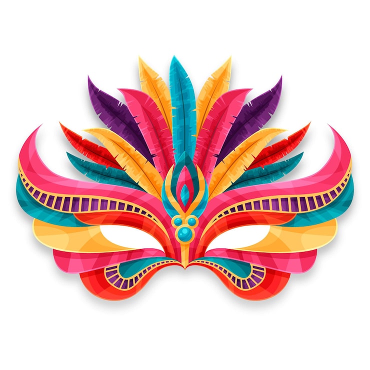 como fazer mascara de carnaval