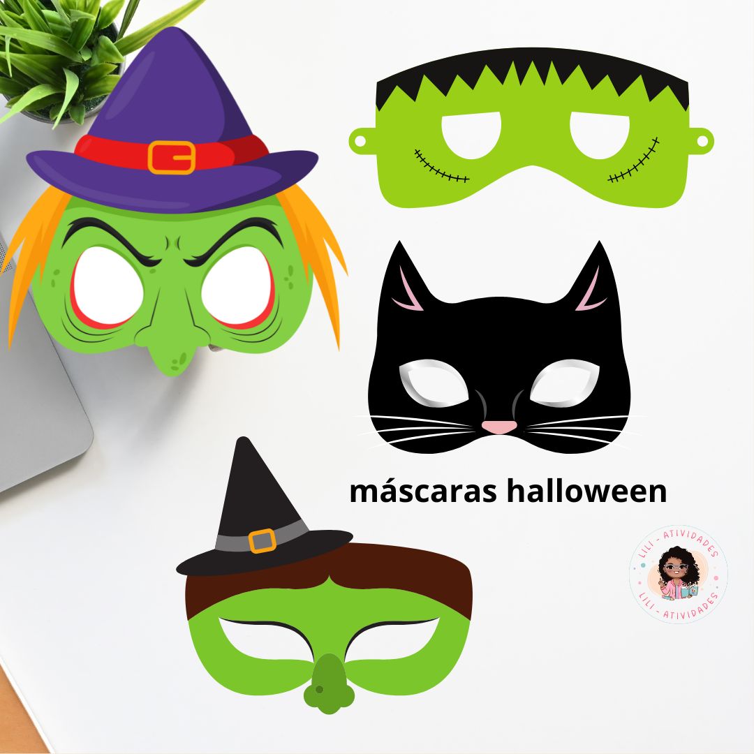 decoração de halloween para imprimir