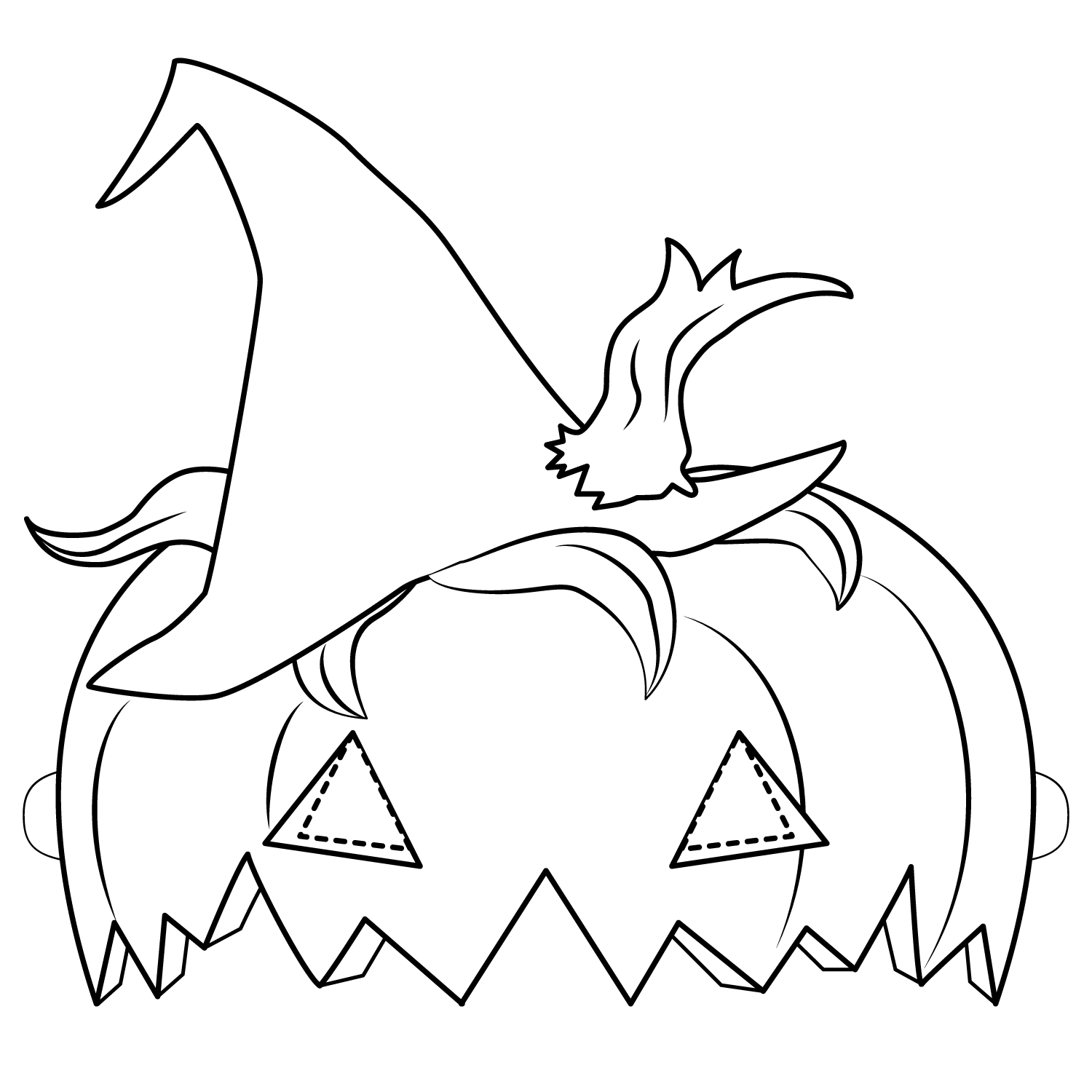 máscaras de personagens de halloween para imprimir
