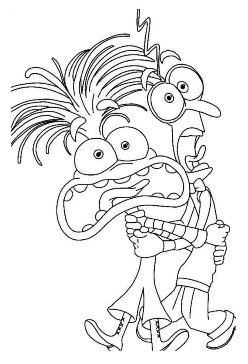 medo divertidamente desenho