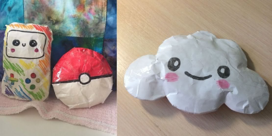 squishy de papel