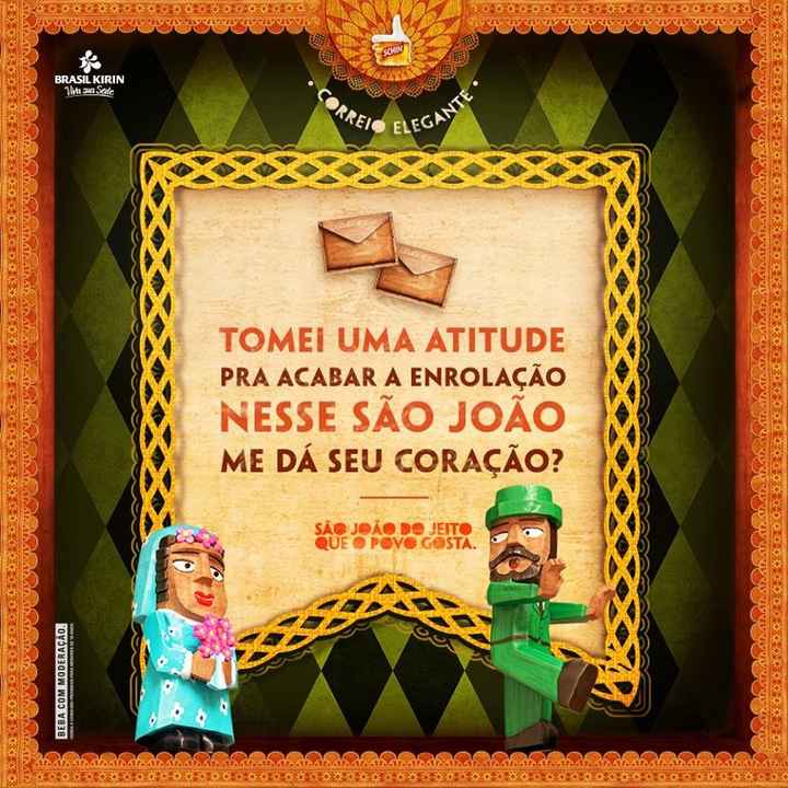 correio elegante para quebrar o gelo