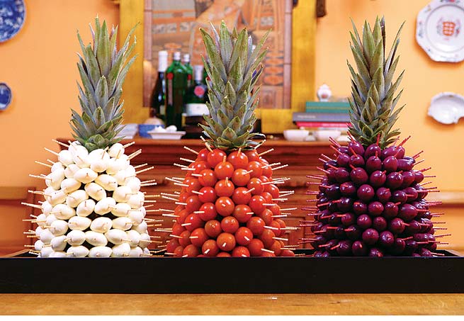 como montar mesa de frutas para aniversário