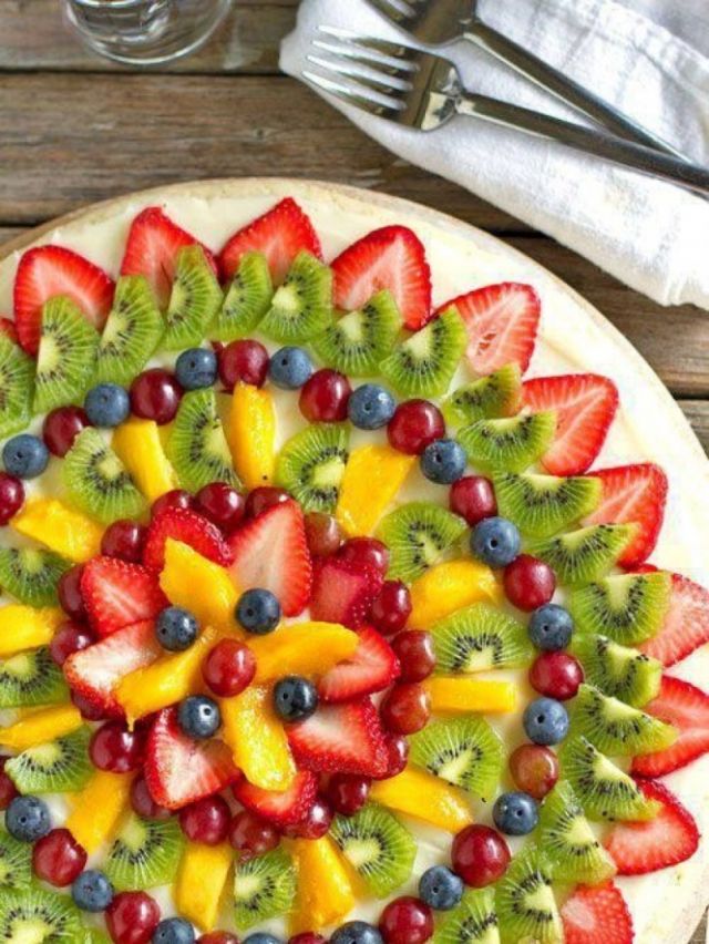 receitas mesa frutas simples