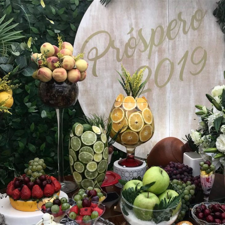 receitas de mesa de frutas simples
