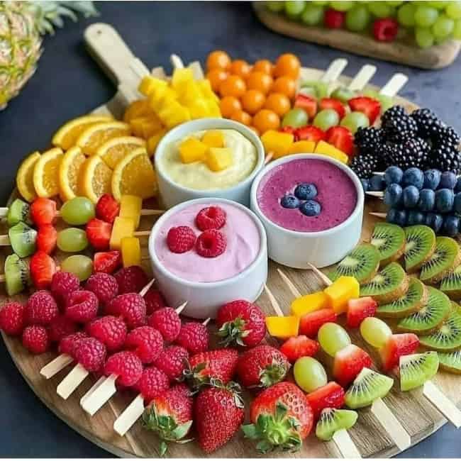 frutas para mesa de festa barata