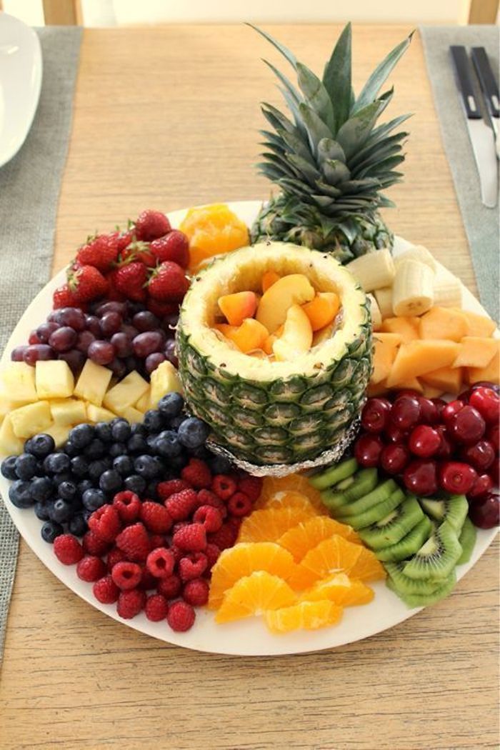 ideias de mesa de frutas para festa