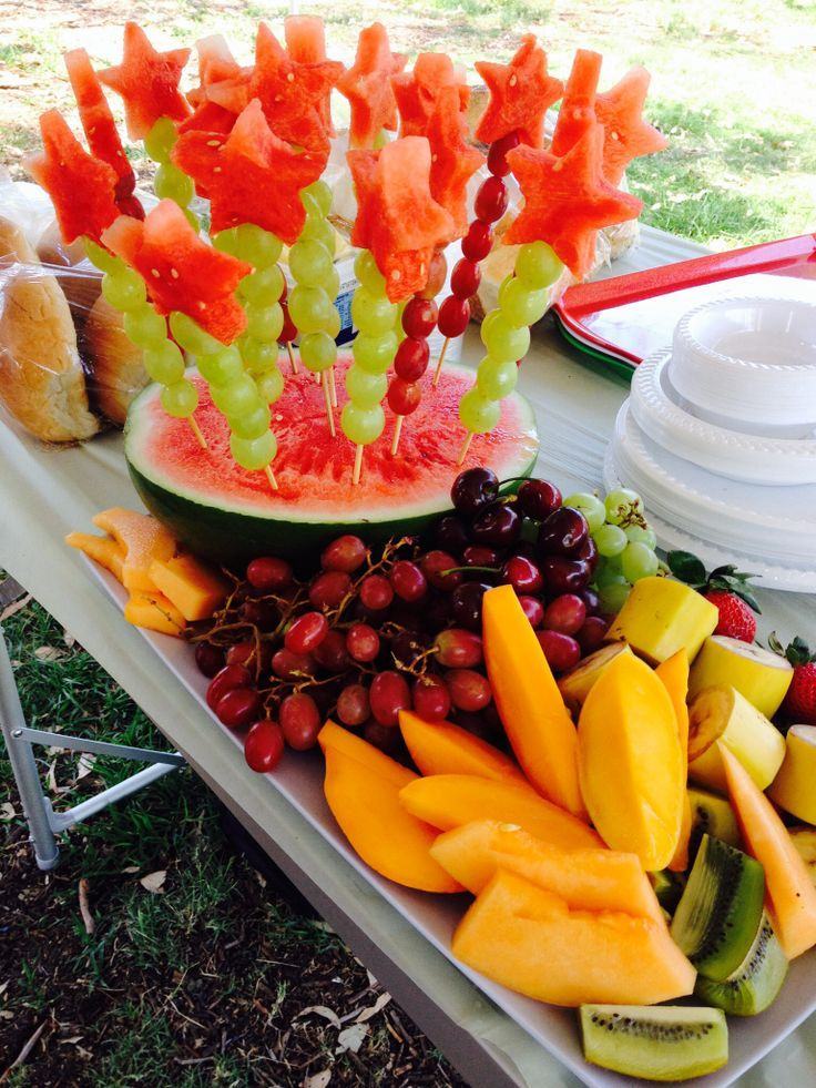 decoração de mesa de frutas econômica