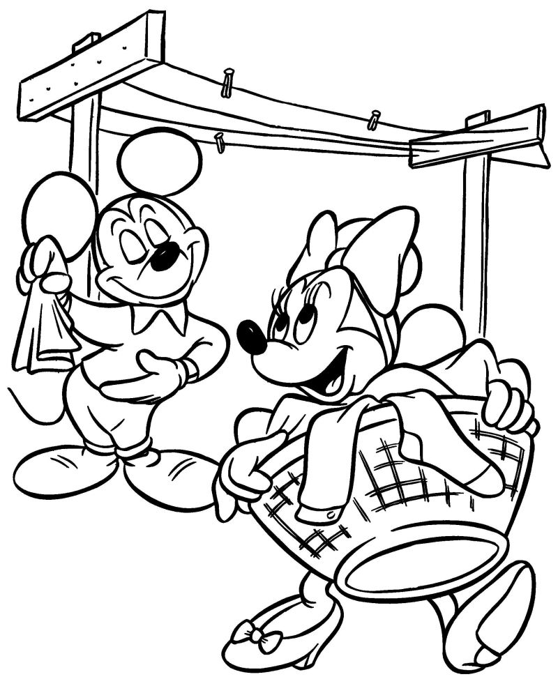 livro de colorir Mickey