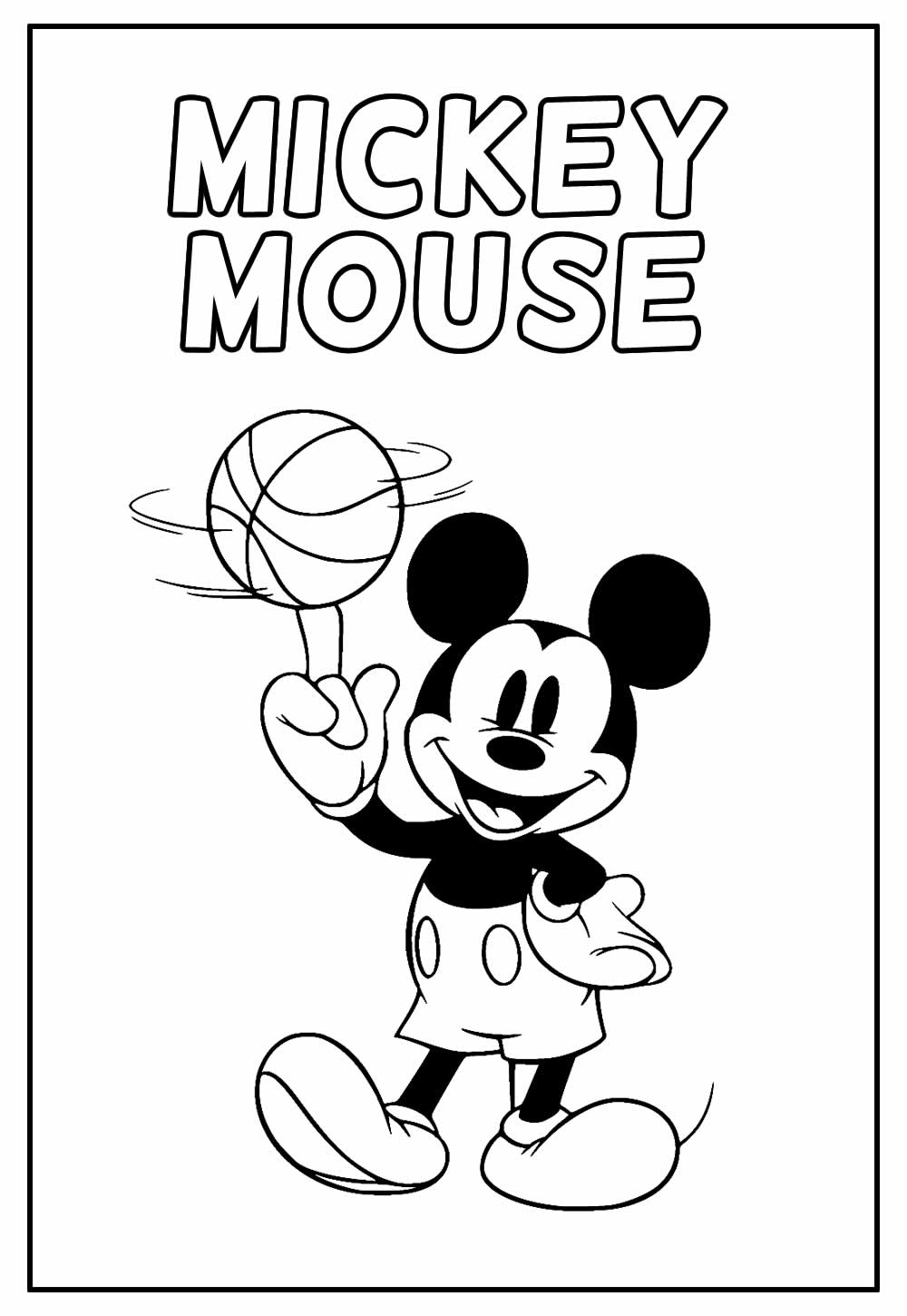 Mickey e turma para colorir