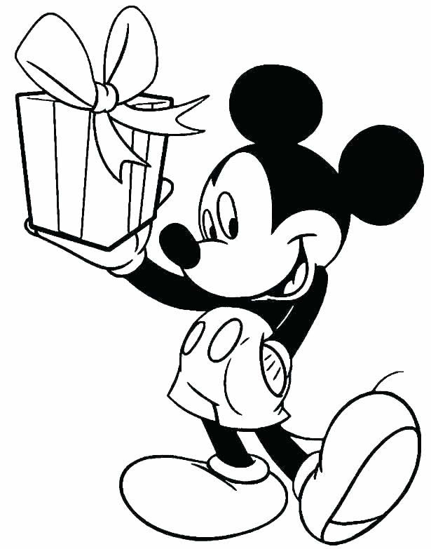 livro de colorir Mickey