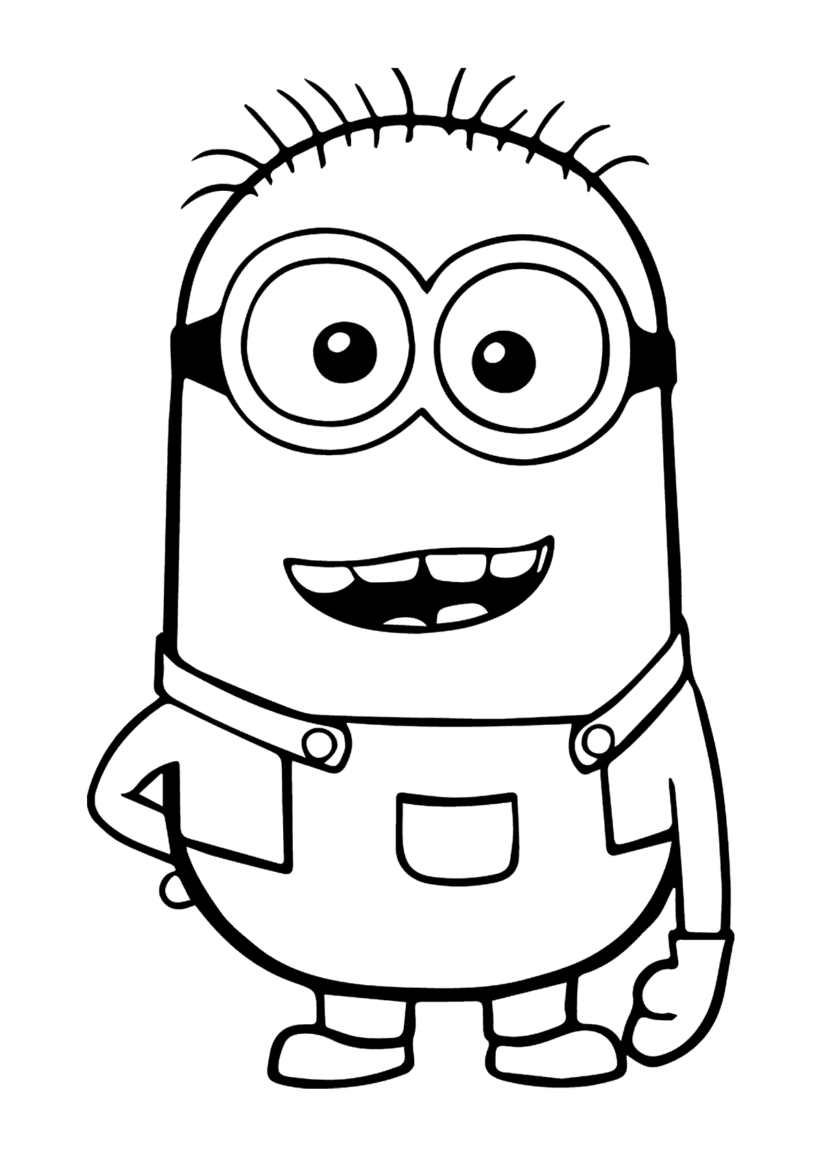 desenhos dos minions para colorir