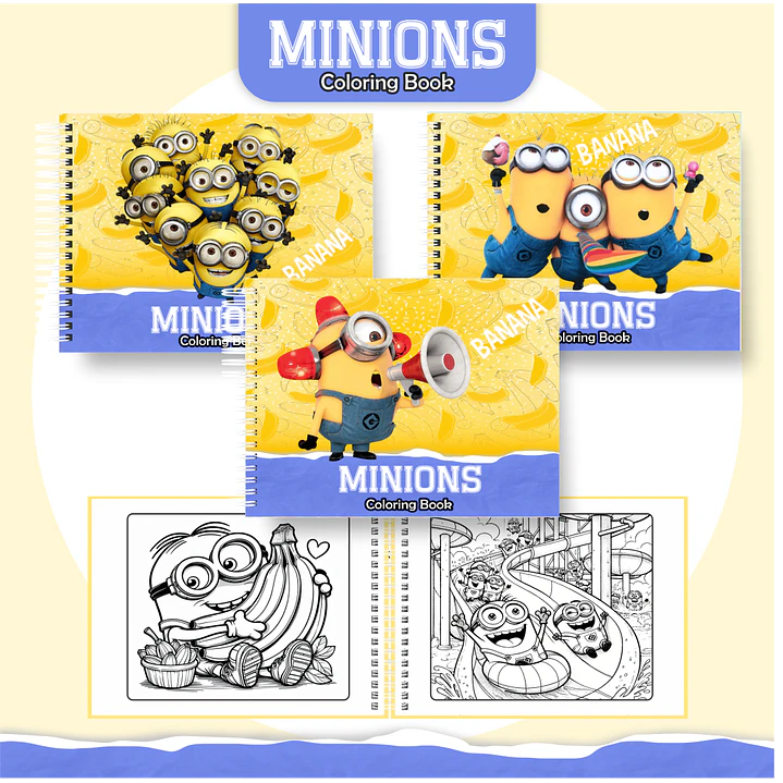 minions para imprimir e pintar