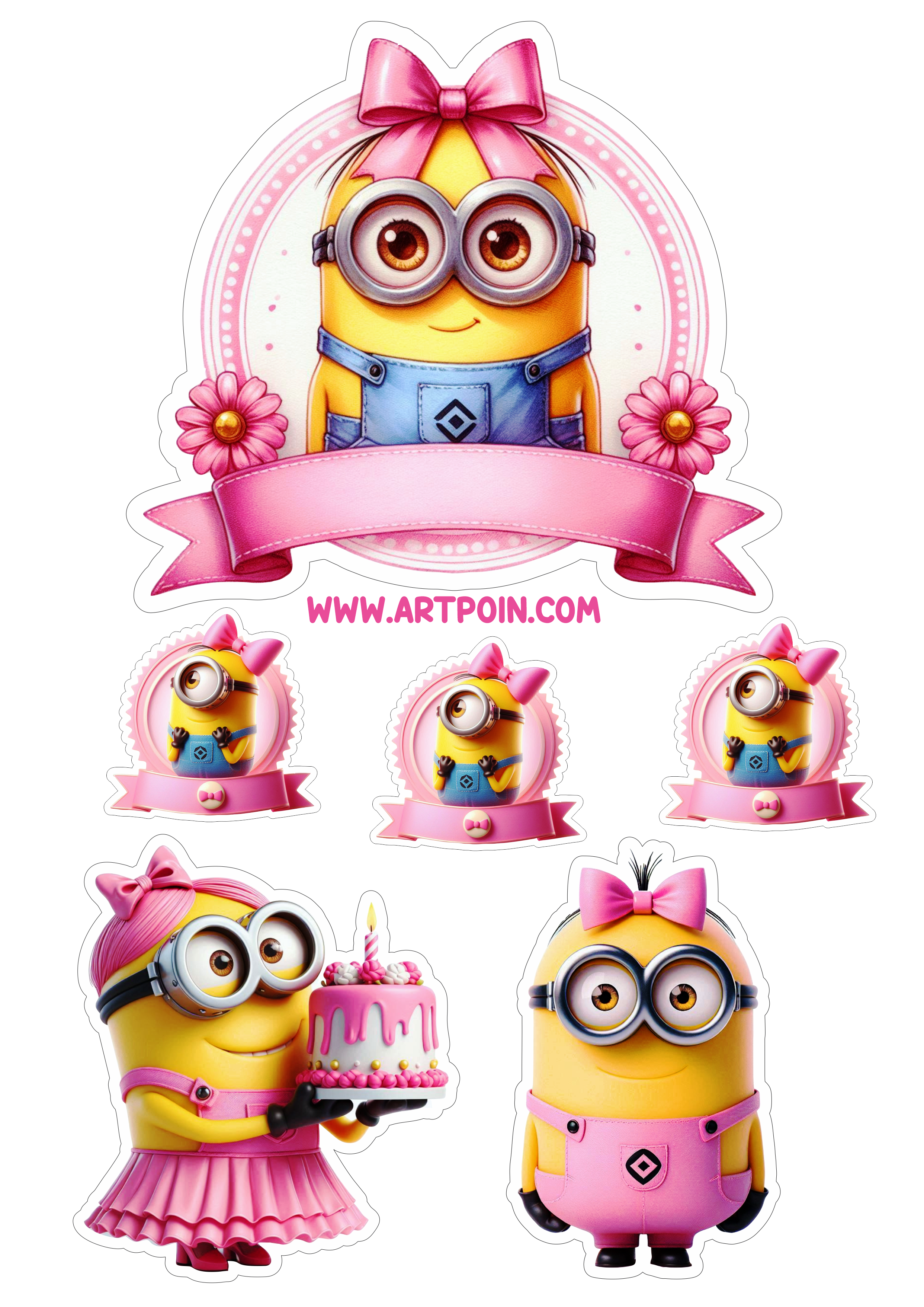 desenhos dos minions para colorir
